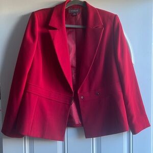 New York & Company Bold Red Blazer